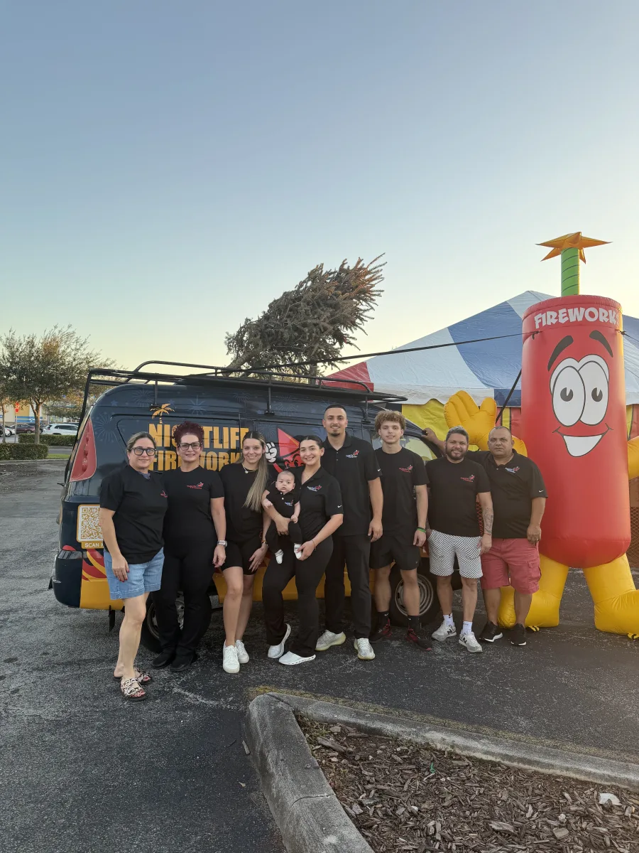The Nightlife Fireworks team
